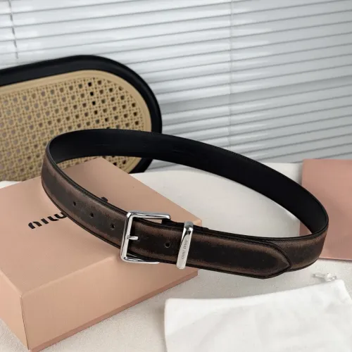 Cheap MIU MIU AAA Quality Belts In 3.5cm For Unisex #1419259, $$56.00 USD On MIU MIU AAA Quality Belts