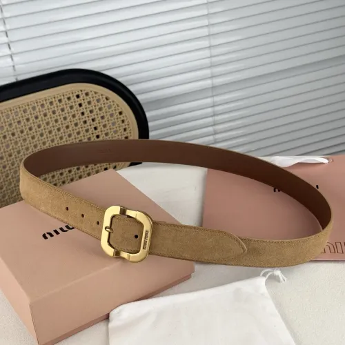 Cheap MIU MIU AAA Quality Belts In 3.5cm For Unisex #1419263, $$56.00 USD On MIU MIU AAA Quality Belts