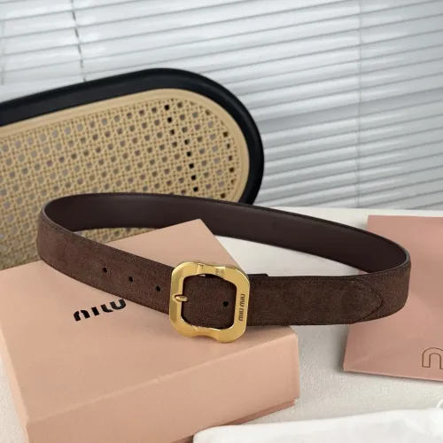 Cheap MIU MIU AAA Quality Belts In 3.5cm For Unisex #1419264, $$56.00 USD On MIU MIU AAA Quality Belts