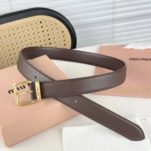 Cheap MIU MIU AAA Quality Belts In 3.5cm For Unisex #1419268, $$56.00 USD On MIU MIU AAA Quality Belts