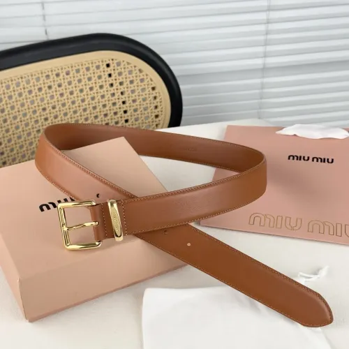 Cheap MIU MIU AAA Quality Belts In 3.5cm For Unisex #1419276, $$56.00 USD On MIU MIU AAA Quality Belts