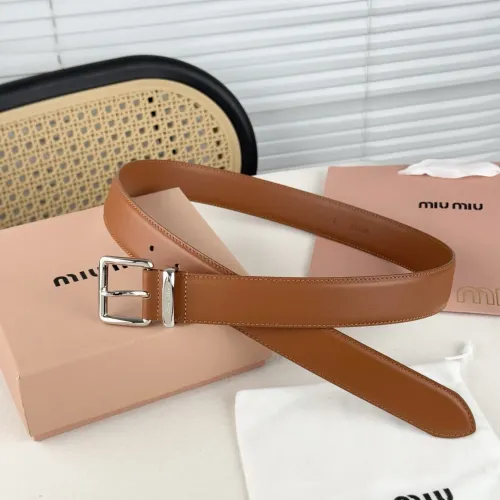Cheap MIU MIU AAA Quality Belts In 3.5cm For Unisex #1419277, $$56.00 USD On MIU MIU AAA Quality Belts