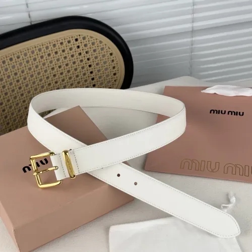 Cheap MIU MIU AAA Quality Belts In 3.5cm For Unisex #1419279, $$56.00 USD On MIU MIU AAA Quality Belts