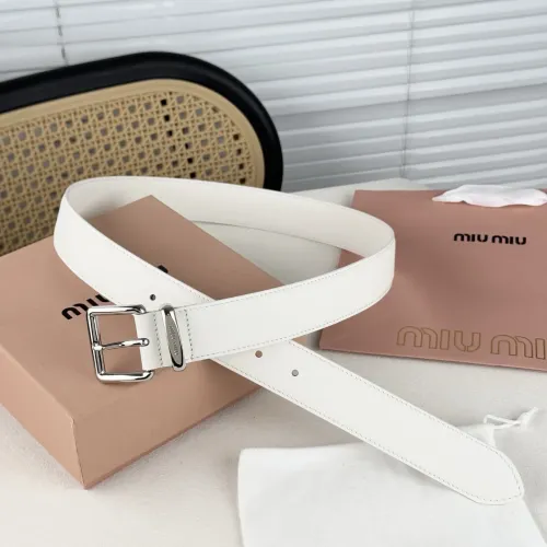 Cheap MIU MIU AAA Quality Belts In 3.5cm For Unisex #1419280, $$56.00 USD On MIU MIU AAA Quality Belts