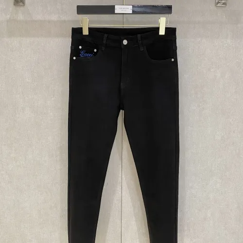Replica Gucci Jeans For Men #1419286 $85.00 USD for Wholesale