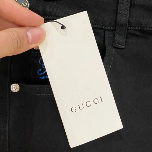Replica Gucci Jeans For Men #1419286 $85.00 USD for Wholesale