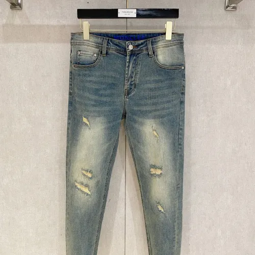 Replica Moncler Jeans For Men #1419289 $85.00 USD for Wholesale