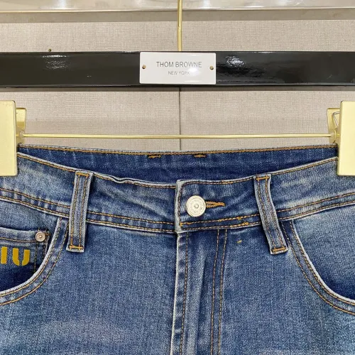 Replica MIU MIU Jeans For Men #1419298 $85.00 USD for Wholesale