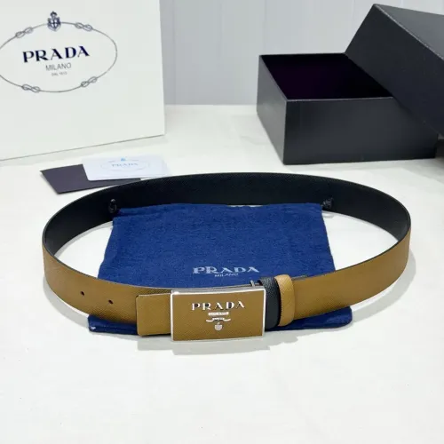 Replica Prada AAA Quality Belts In 3.5cm For Men #1419413 $60.00 USD for Wholesale