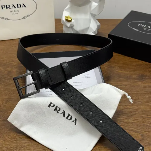 Cheap Prada AAA Quality Belts In 3.5cm For Men #1419440, $$60.00 USD On Prada AAA Quality Belts