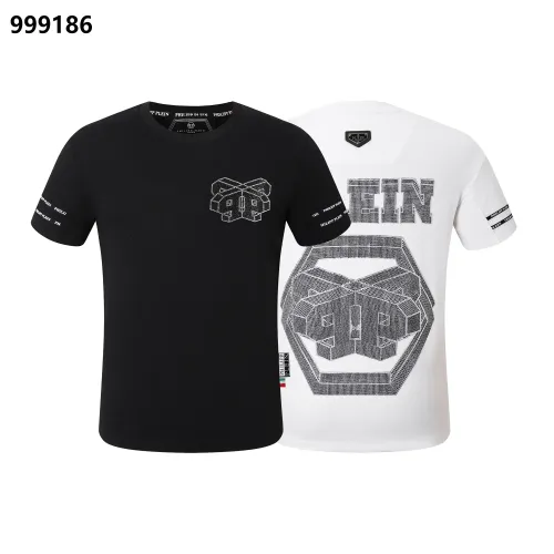 Replica Philipp Plein PP Oversize T-Shirts Short Sleeved For Men #1419443 $29.00 USD for Wholesale