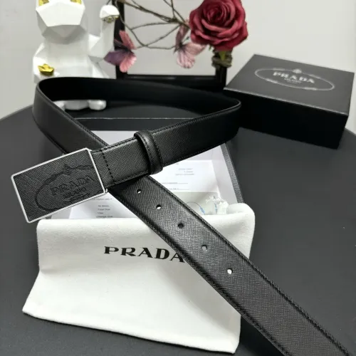 Cheap Prada AAA Quality Belts In 3.5cm For Men #1419524, $$60.00 USD On Prada AAA Quality Belts