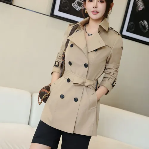 Cheap Burberry Trench Coat Long Sleeved For Women #1419535, $$160.00 USD On Burberry Trench Coat