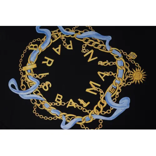 Replica Balmain T-Shirts Short Sleeved For Unisex #1419607 $29.00 USD for Wholesale