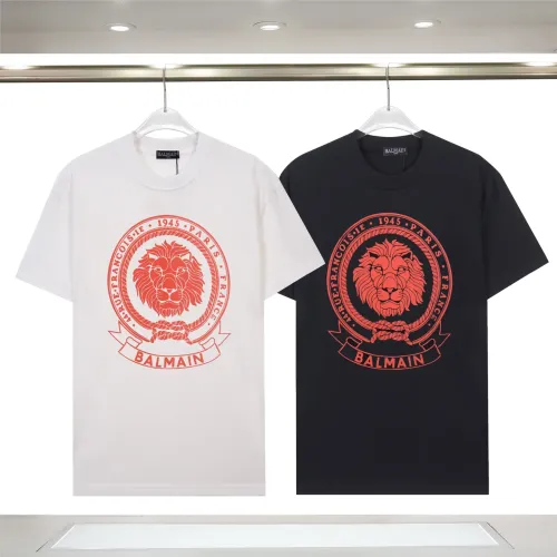 Replica Balmain T-Shirts Short Sleeved For Unisex #1419608 $29.00 USD for Wholesale
