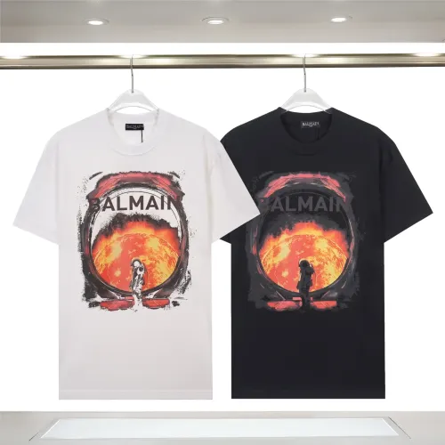 Replica Balmain T-Shirts Short Sleeved For Unisex #1419620 $29.00 USD for Wholesale
