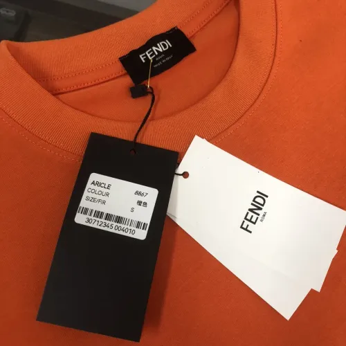 Replica Fendi T-Shirts Short Sleeved For Unisex #1419690 $36.00 USD for Wholesale