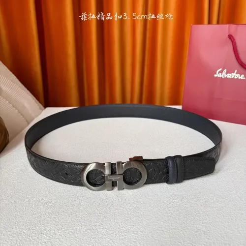 Replica Salvatore Ferragamo AAA Quality Belts In 3.5cm For Men #1419720 $52.00 USD for Wholesale