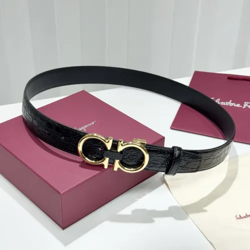Replica Salvatore Ferragamo AAA Quality Belts In 3.5cm For Men #1419734 $52.00 USD for Wholesale
