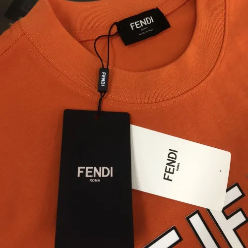 Replica Fendi T-Shirts Short Sleeved For Unisex #1419771 $36.00 USD for Wholesale