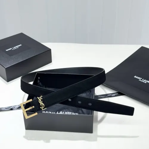 Cheap Yves Saint Laurent AAA Quality Belts In 3.0cm For Women #1419894, $$45.00 USD On Yves Saint Laurent AAA Quality Belts