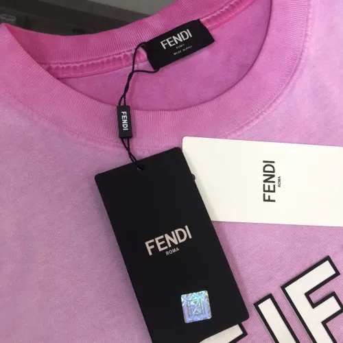 Replica Fendi T-Shirts Short Sleeved For Unisex #1419925 $36.00 USD for Wholesale