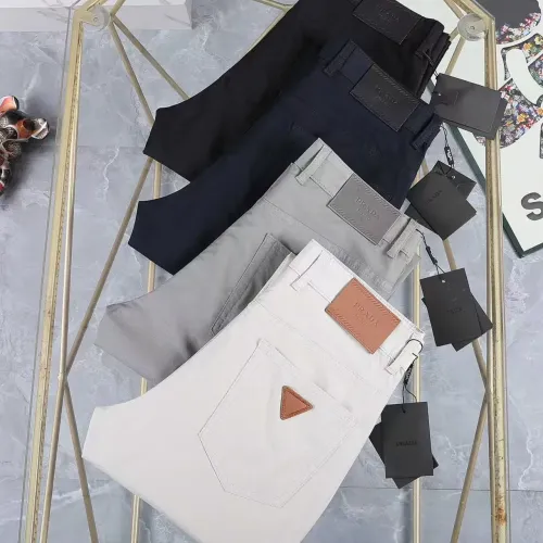 Replica Prada Pants For Men #1420158 $45.00 USD for Wholesale