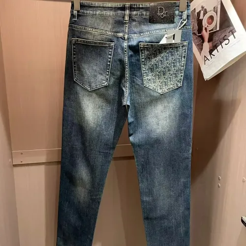 Replica Christian Dior Jeans For Men #1420225 $45.00 USD for Wholesale