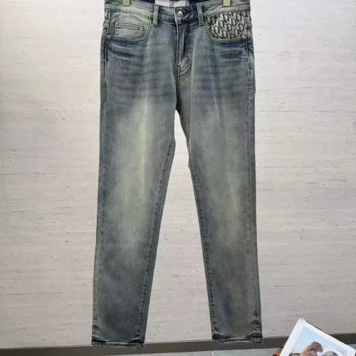 Replica Christian Dior Jeans For Men #1420244 $52.00 USD for Wholesale