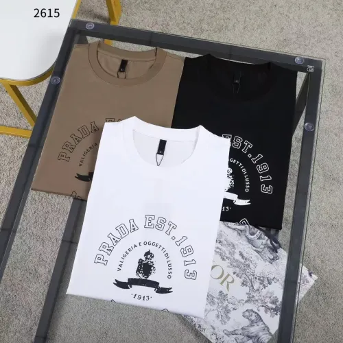 Replica Prada T-Shirts Short Sleeved For Men #1420277 $34.00 USD for Wholesale