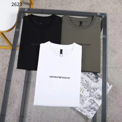Replica Armani T-Shirts Short Sleeved For Men #1420291 $34.00 USD for Wholesale