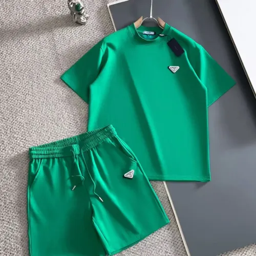 Cheap Prada Tracksuits Short Sleeved For Men #1420451, $$56.00 USD On Prada Tracksuits