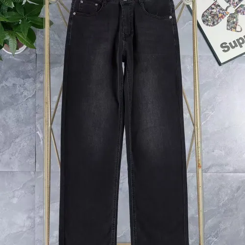 Replica Christian Dior Jeans For Men #1420455 $45.00 USD for Wholesale