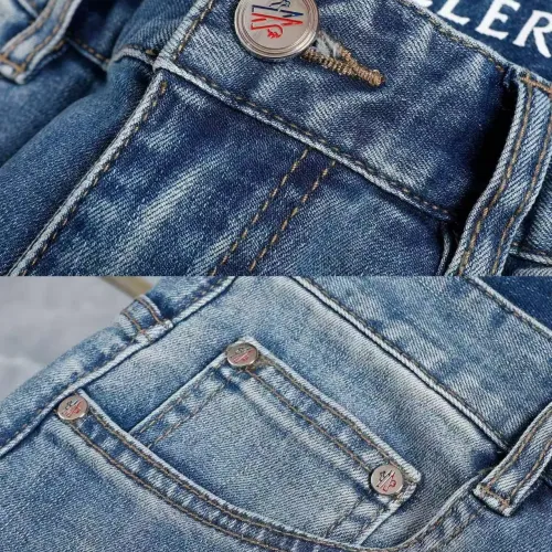Replica Moncler Jeans For Men #1420458 $45.00 USD for Wholesale