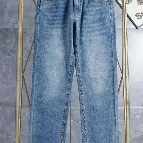 Replica Fendi Jeans For Men #1420522 $45.00 USD for Wholesale