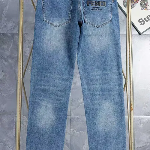 Replica Fendi Jeans For Men #1420522 $45.00 USD for Wholesale