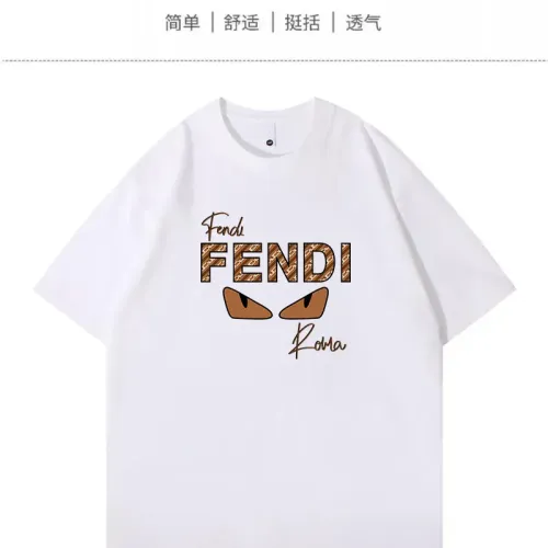 Cheap Fendi T-Shirts Short Sleeved For Unisex #1420661, $$34.00 USD On Fendi T-Shirts