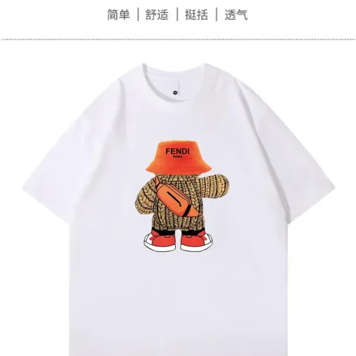 Cheap Fendi T-Shirts Short Sleeved For Unisex #1420667, $$34.00 USD On Fendi T-Shirts