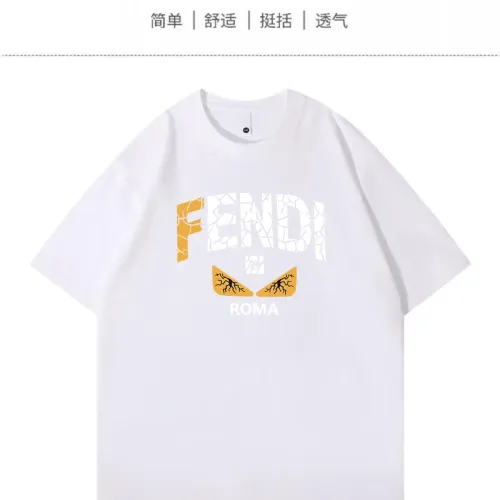 Cheap Fendi T-Shirts Short Sleeved For Unisex #1420800, $$34.00 USD On Fendi T-Shirts