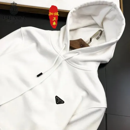 Replica Prada Hoodies Long Sleeved For Men #1421280 $45.00 USD for Wholesale