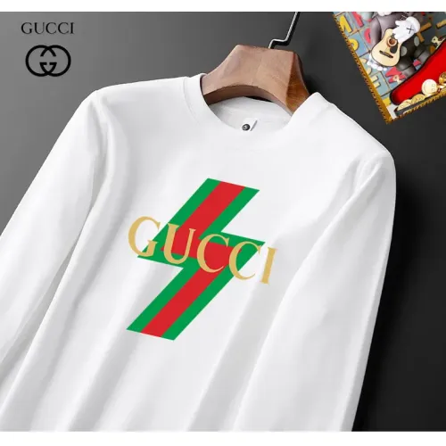 Replica Gucci T-Shirts Long Sleeved For Men #1421427 $40.00 USD for Wholesale