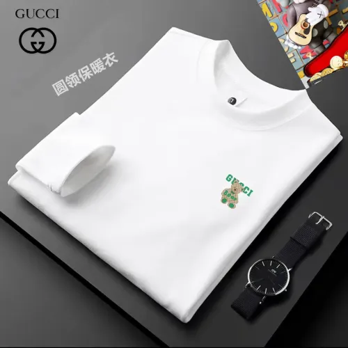 Replica Gucci T-Shirts Long Sleeved For Men #1421435 $40.00 USD for Wholesale