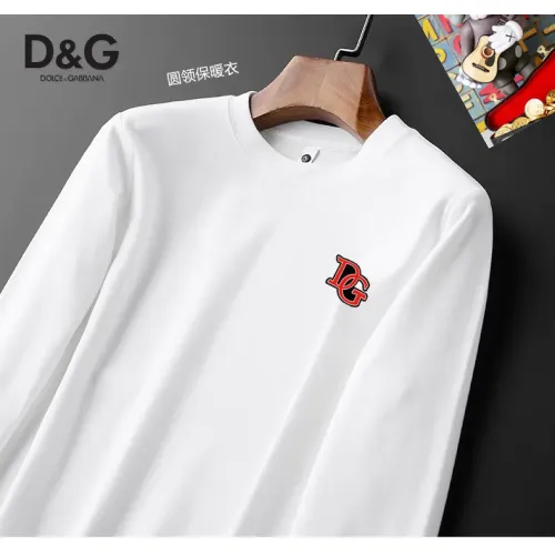 Replica Dolce & Gabbana D&G T-Shirts Long Sleeved For Men #1421468 $40.00 USD for Wholesale