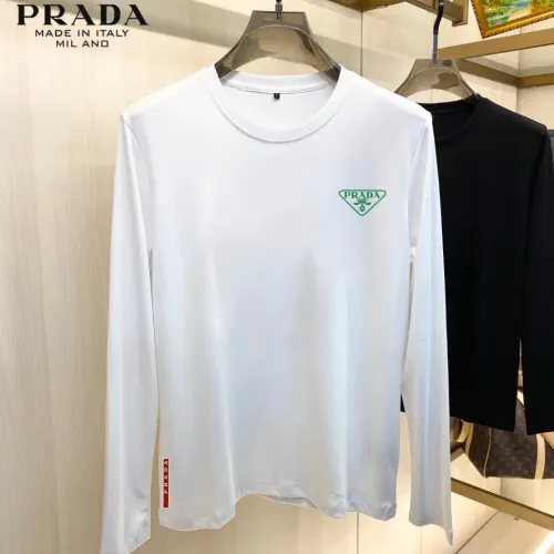 Cheap Prada T-Shirts Long Sleeved For Unisex #1421536, $$34.00 USD On Prada T-Shirts