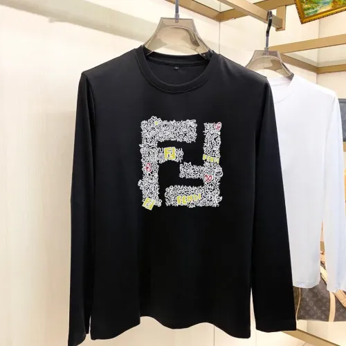 Cheap Fendi T-Shirts Long Sleeved For Unisex #1421545, $$34.00 USD On Fendi T-Shirts