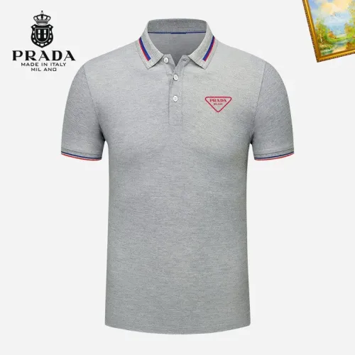 Cheap Prada T-Shirts Short Sleeved For Men #1421680, $$29.00 USD On Prada T-Shirts