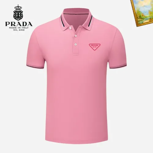Cheap Prada T-Shirts Short Sleeved For Men #1421681, $$29.00 USD On Prada T-Shirts