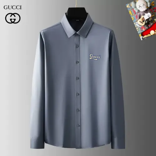 Cheap Gucci Shirts Long Sleeved For Men #1421763, $$40.00 USD On Gucci Shirts