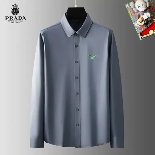 Cheap Prada Shirts Long Sleeved For Men #1421775, $$40.00 USD On Prada Shirts