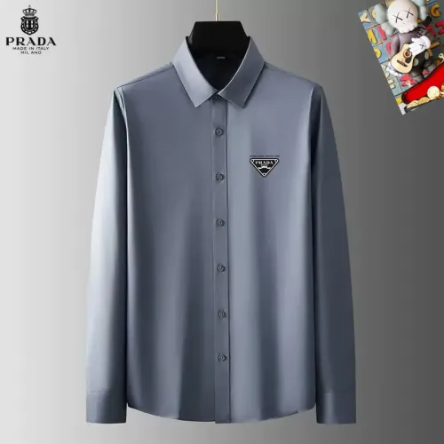 Cheap Prada Shirts Long Sleeved For Men #1421795, $$40.00 USD On Prada Shirts